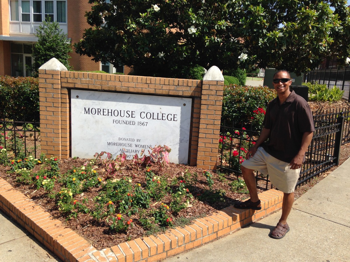 PCA President & CEO Najja Orr on the campus of Morehouse College