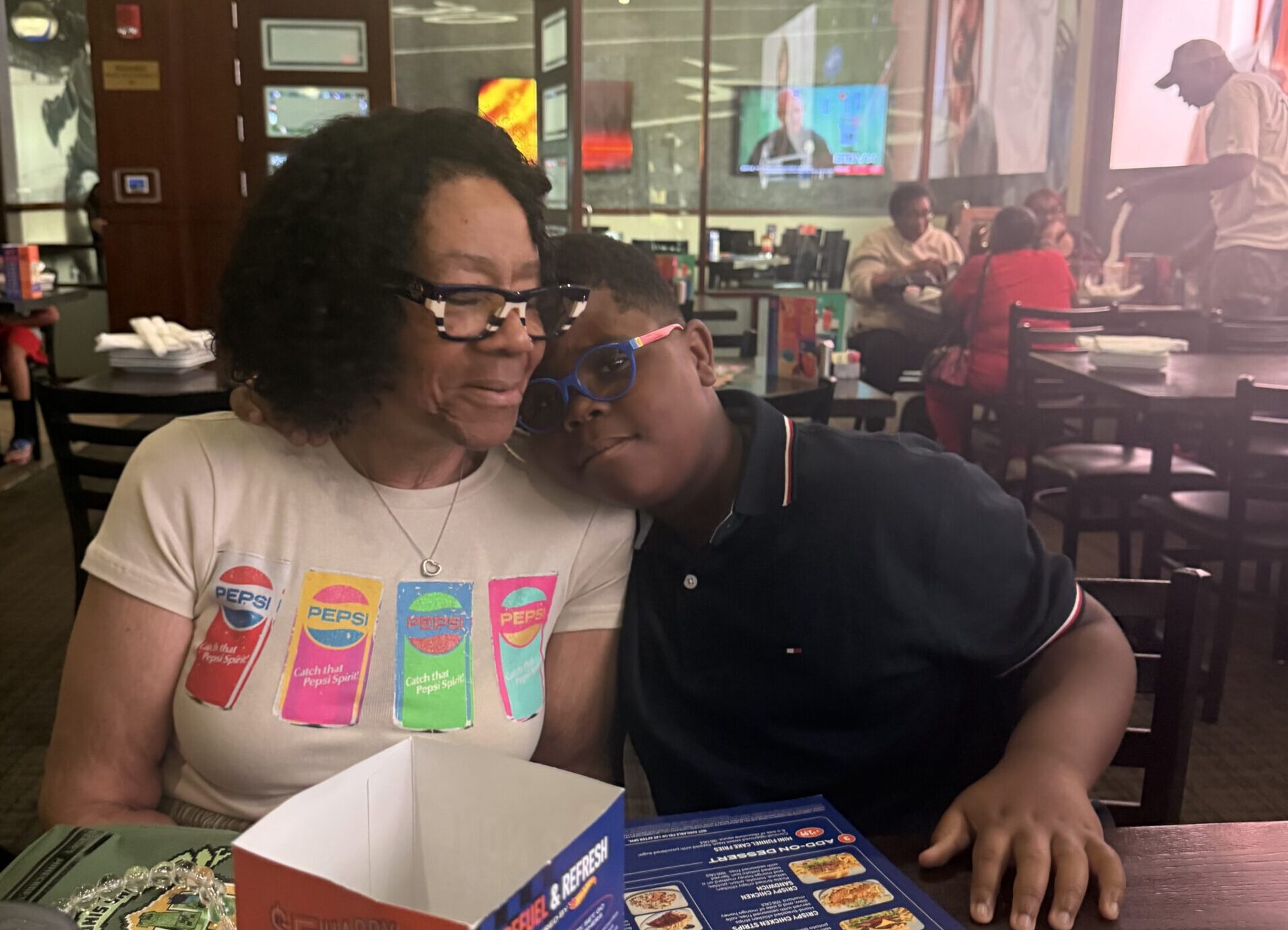Celeste Williams, 68, receives assistance from PCA’s Caregiver Support Program to help raise her 8-year-old grandson, Avery.