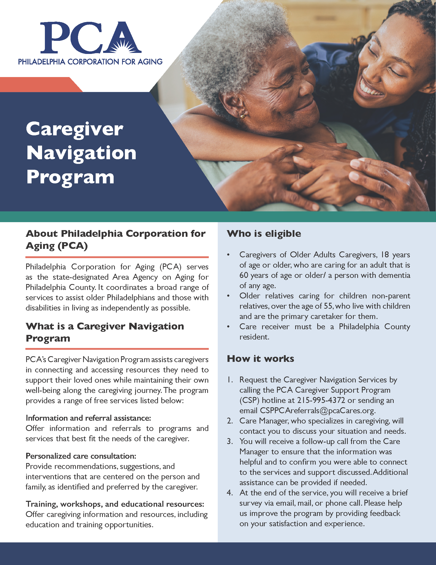 Caregiver Navigation onepager