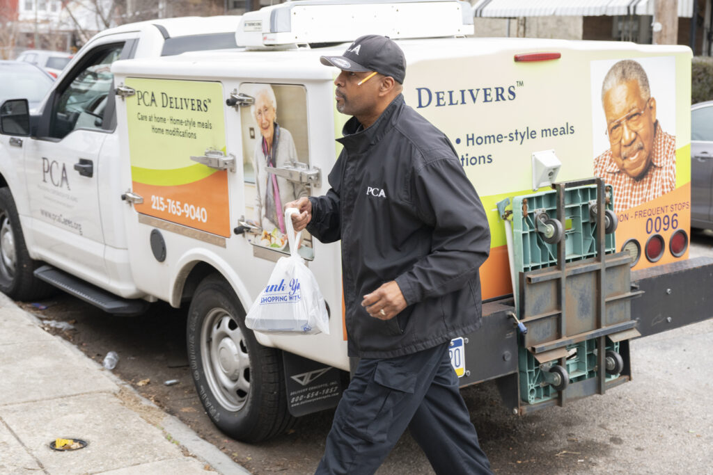 delivering meal